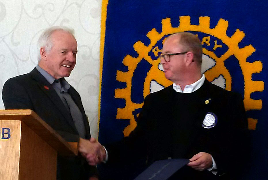 Paul Harris Fellow Presentation Rotary Club of Belleville